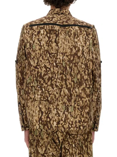 South2 West8 Camouflage Print Jacket In Multicolor
