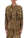 South2 West8 Camouflage Print Oversized Jacket In Multicolour
