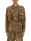 South2 West8 Camouflage Print Oversized Jacket In Multicolour