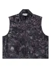 South2 West8 Camouflage Zip-front Vest In Brown
