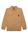 South2 West8 Canvas Chest-pocket Shirt Jacket In Neutral