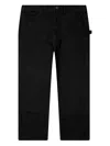 South2 West8 Canvas Painter Trousers In Black