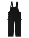 South2 West8 Canvas Pocket Overalls In Black