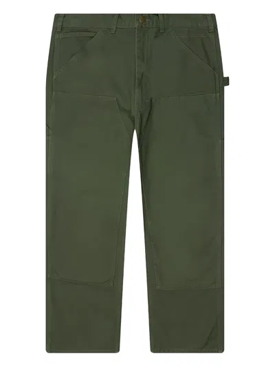 South2 West8 Cotton Trousers In Green