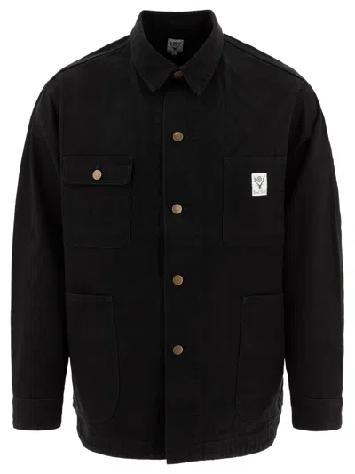 South2 West8 Coverall Jackets In Black