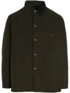 South2 West8 Dark Green Coverall Quilted Jacket In Green