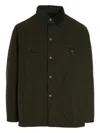 South2 West8 Dark Green Coverall Quilted Jacket In Green
