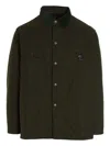 South2 West8 Dark Green Coverall Quilted Jacket In Green