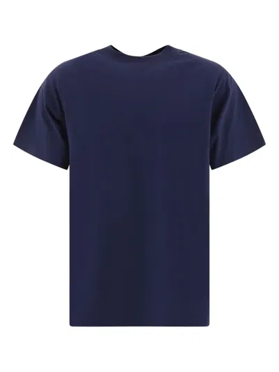 South2 West8 Embroidered T-shirt In Blue