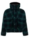 South2 West8 Cropped Dark Green Wool Jacket In Green