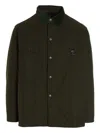 South2 West8 Dark Green Coverall Quilted Jacket In Green
