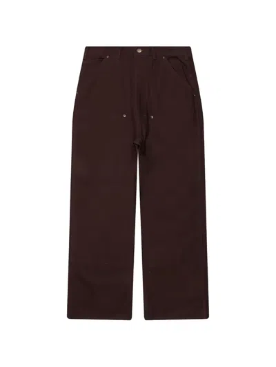 South2 West8 Double-knee Painter Trousers In Brown