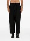 South2 West8 Drawstring-waist Trousers In Black