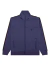 South2 West8 Embroidered-logo Track Jacket In Blue