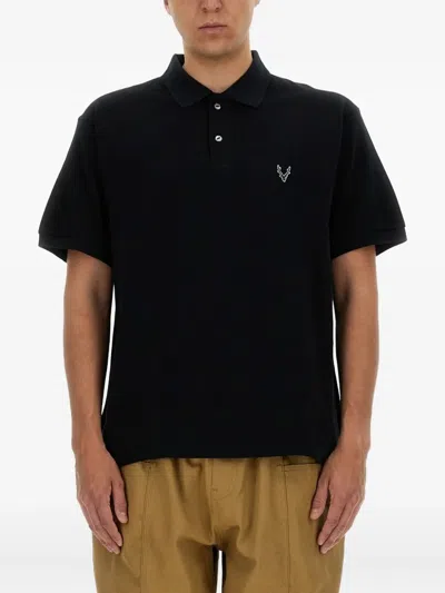 SOUTH2 WEST8 EMBROIDERED POLO SHIRT