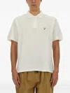 South2 West8 Embroidered Polo Shirt In Neutral
