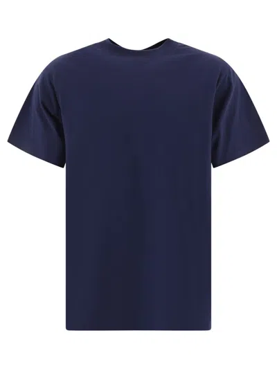 South2 West8 Embroidered T-shirt In Blue