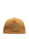 South2 West8 Embroidered Trucker Cap In Brown