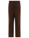 South2 West8 Fatigue Trousers In Brown