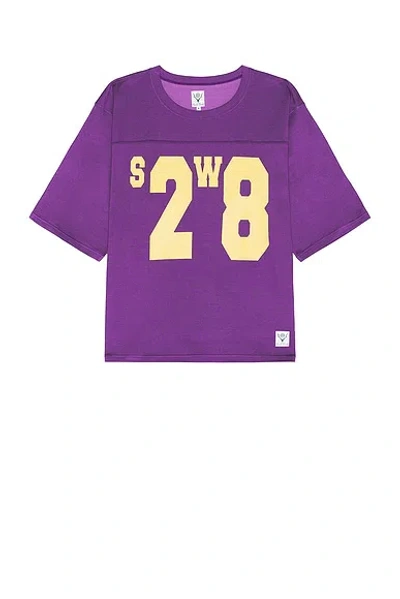 South2 West8 Hockey Tee Rc Jersey In D-purple