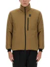 South2 West8 Jacket Logo High Collar Chest Pocket In Green