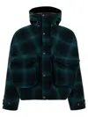 South2 West8 Cropped Dark Green Wool Jacket In Green