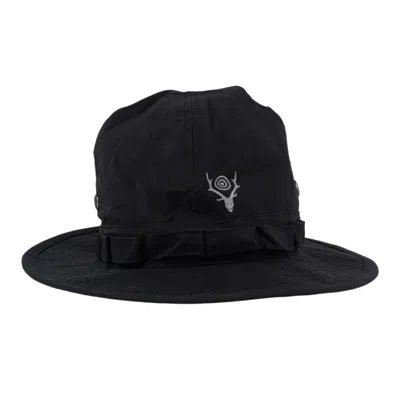 South2 West8 Jungle Nylon Hat In Black In Nero