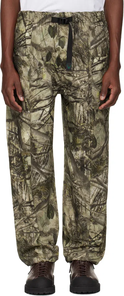 South2 West8 Khaki Belted C.s. Trousers In Multi
