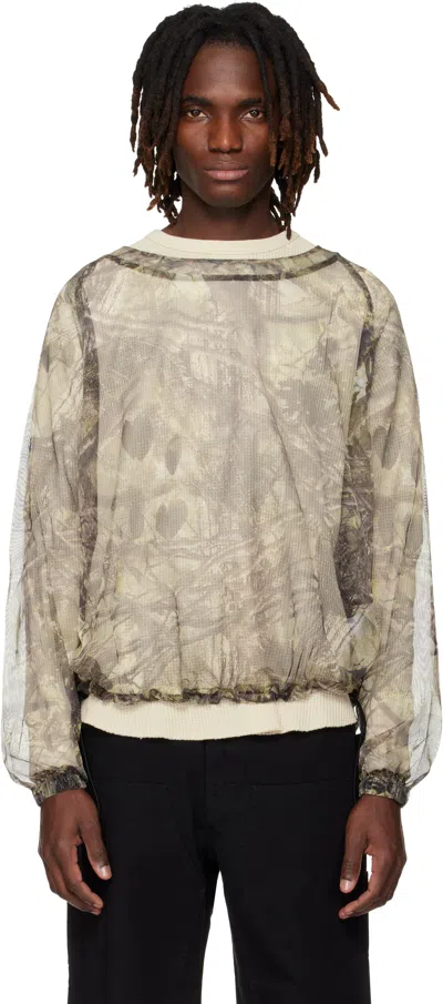 South2 West8 Khaki Bush Crew Neck T-shirt In Multi