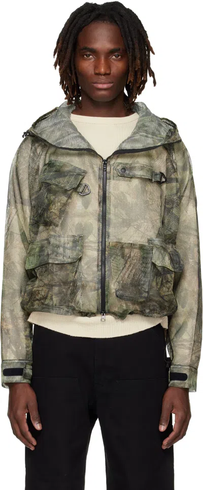 South2 West8 Khaki Bush Trek Jacket In Green