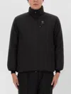 South2 West8 Logo Jacket High Collar Chest Pocket In Black