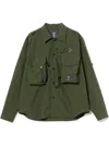 South2 West8 Logo-patch Shirt In 绿色