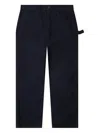 South2 West8 Logo-patch Trousers In Black