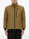 South2 West8 Logo-patch Zip Jacket In Brown