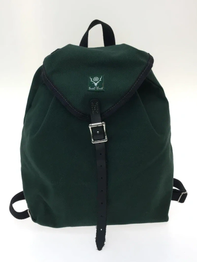 Pre-owned South2 West8 Logo Top Load Backpack In Green