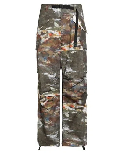 South2 West8 Man Pants Military Green Size L Cotton