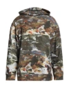 South2 West8 Man Sweatshirt Military Green Size L Cotton In Multi