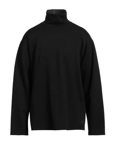 South2 West8 Man T-shirt Black Size Xl Acrylic, Rayon, Nylon, Polyurethane