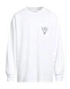 South2 West8 Man T-shirt White Size Xl Polyester, Cotton In White
