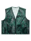 South2 West8 Mesh Pocket Vest In Green