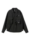 South2 West8 Multi-pocket Shirt In Black