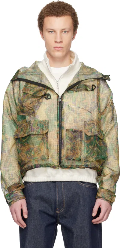 South2 West8 Multicolor Bush Trek Jacket In Green
