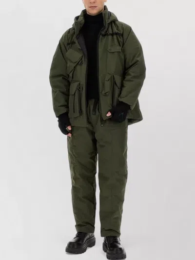South2 West8 Nanga Utility Pants Adjustable Waist Pockets In Green