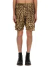South2 West8 Poly Stretch Bermuda Shorts In Multicolour