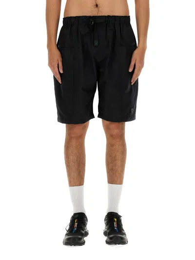 South2 West8 Nylon Bermuda Shorts In Black