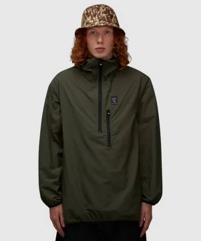 South2 West8 Packable Parka Jacket In Green