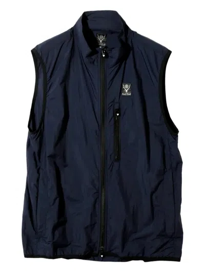 South2 West8 Packable Vest In Blue