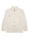 South2 West8 Patch-pocket Shirt Jacket In Neutral