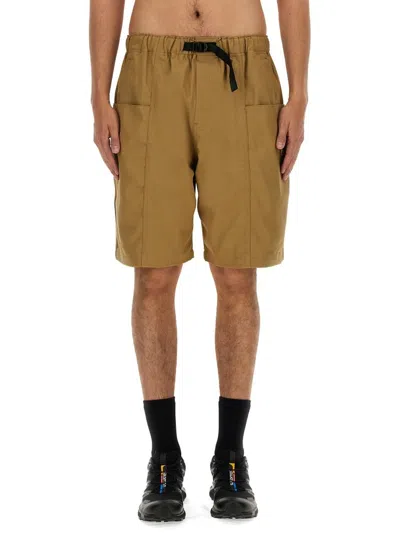 South2 West8 Cotton Bermuda Shorts In Brown