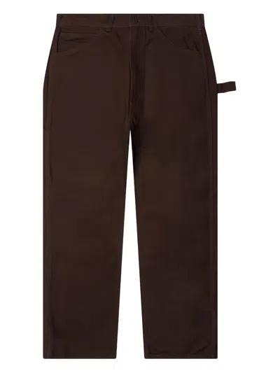South2 West8 Side-pocket Painter Trousers In Brown